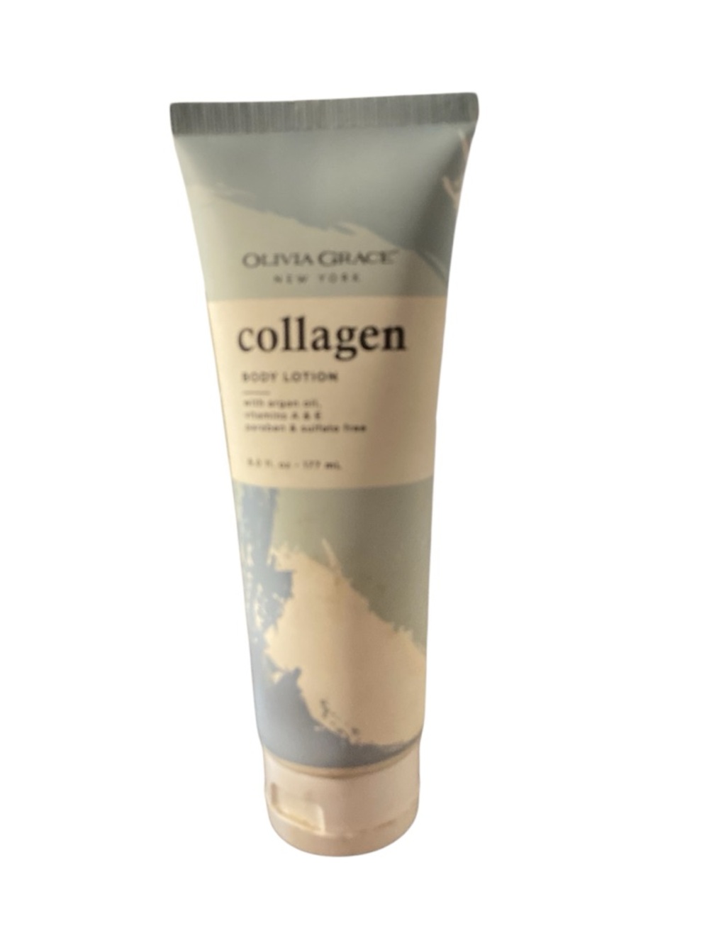 Olivia Grace COLLAGEN  BODY LOTION With ARGAN Oil 6Oz Vitamins A & E NEW